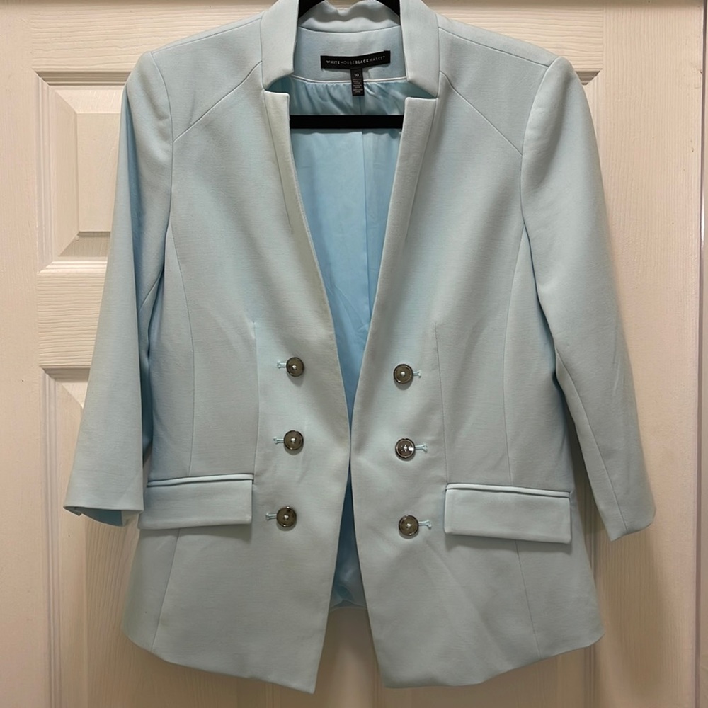 White House black market blue blazer